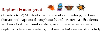 Endangered Raptors