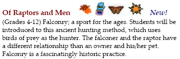 Raptors and Men