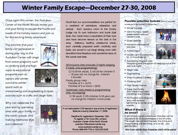 Winter Family Escape