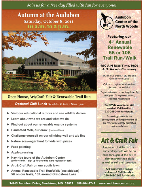 Open House and Renewable Trail Run
