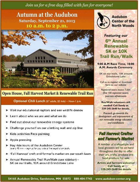 Open House and Renewable Trail Run